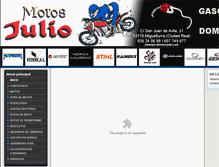 Tablet Screenshot of motosjulio.com